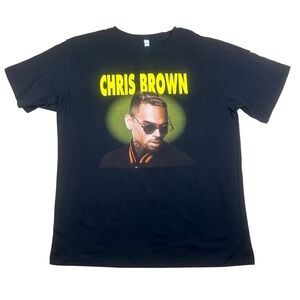 Chris Brown In My Feelz Festival 2022 Concert T-Shirt Mens XL Black Trey‎ Songz